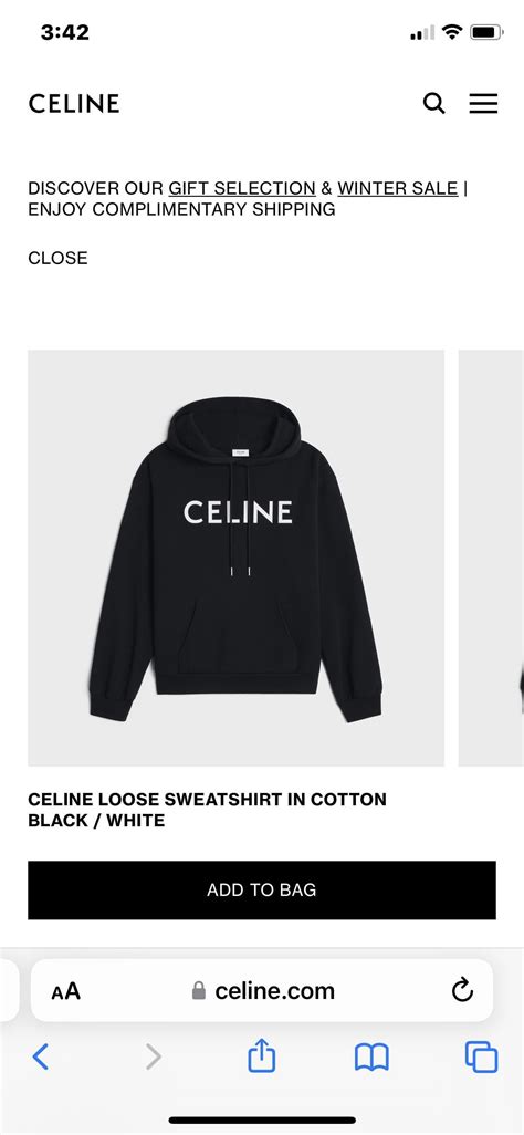 celine sweatshirt dupe